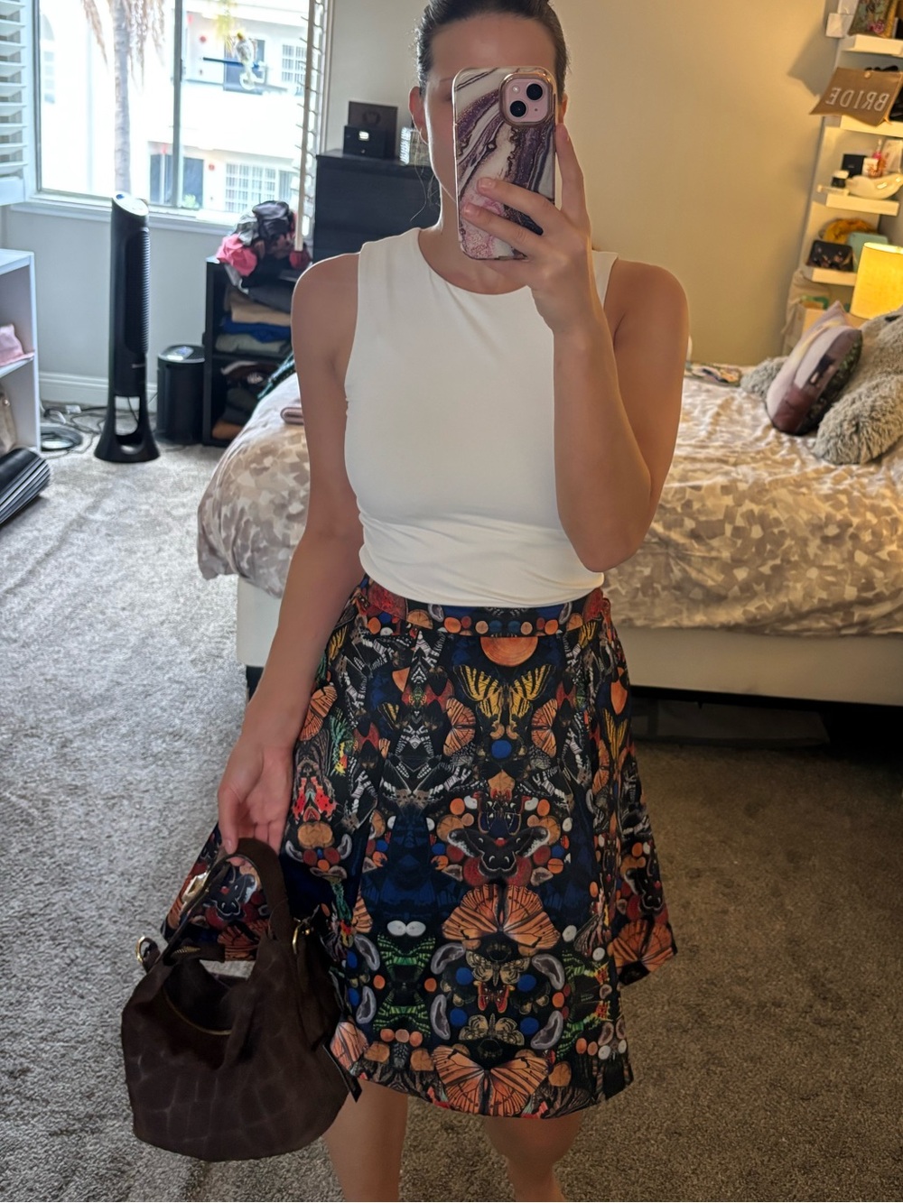 ALICE + OLIVIA Butterfly Skirt